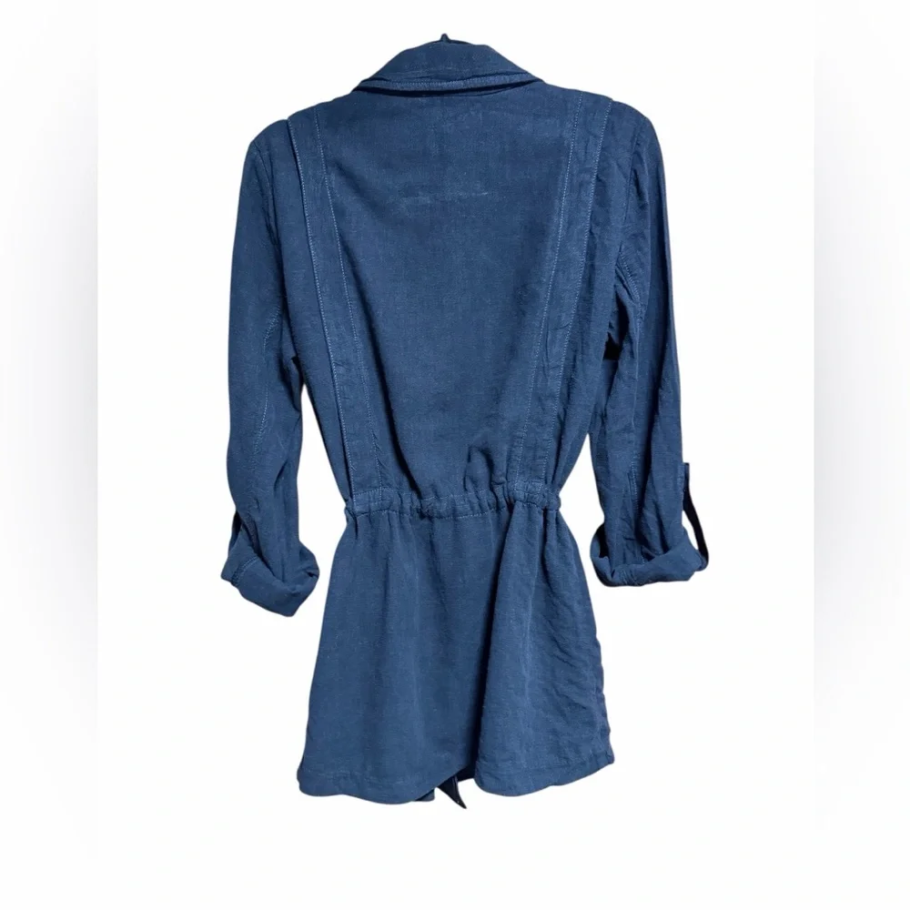 Free People Navy Utility Jacket - Picture 4 of 9